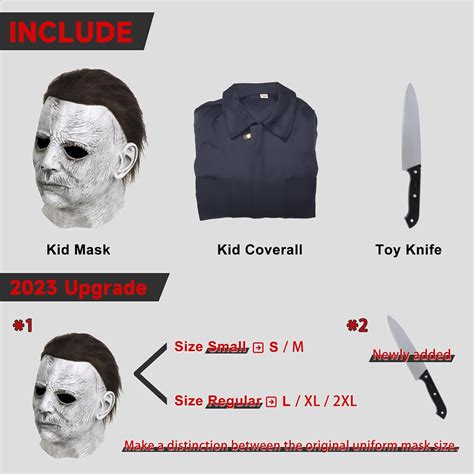 Kids Michael Myers Costume with Mask - Halloween Barbados | Ubuy