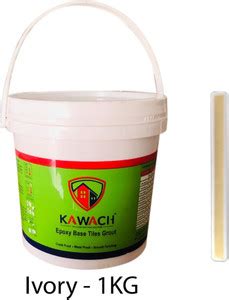 Kawach Epoxy tile grout | 3 component grout | For All Surface | Ivory ...
