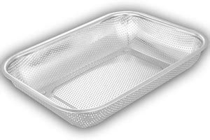 Zashvi Stainless Steel Kitchen Fruit & Vegetable Drain Basket, Dish ...