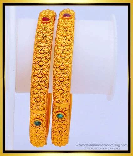 Buy Latest Antique Gold Bangles Designs for Wedding