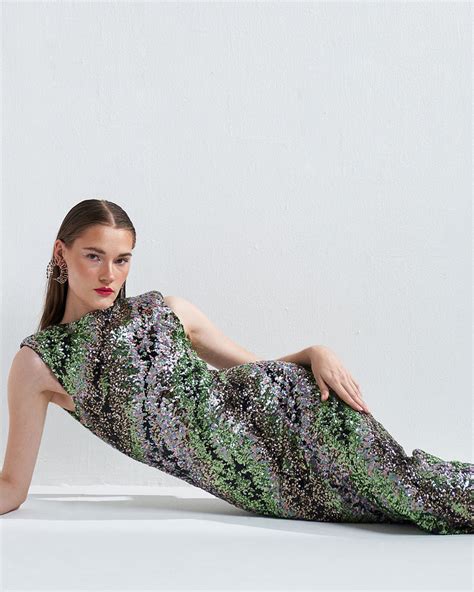 Shop Elegant Supernova long tailed dress | TheRealB