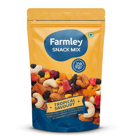 Tropical Savoury Snack Mix (160g) – Farmley | Connedit Business ...