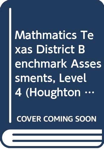 Buy Mathmatics Texas District Benchmark Assessments, Level 4 (Houghton ...