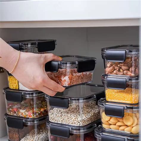 AM2265 Smart Lock Airtight Food Storage Containers, 500 ml each, Pack ...