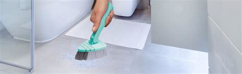 Spotzero By Milton Bathroom Cleaning Comfort Combi Brush + Scrub (Aqua ...