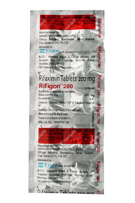 Rifigon 200 MG | Order Rifigon 200 MG Tablet Online at Truemeds