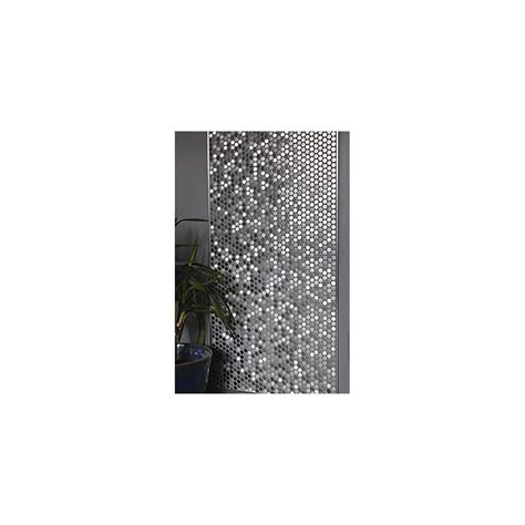Buy Tenedos Premium Penny Round Stainless Steel Mosaic Tile on Mesh ...