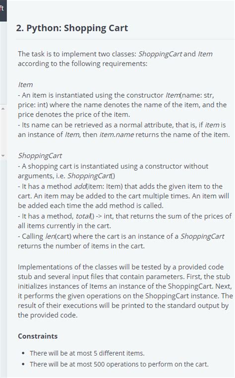 Image result for Shopping Cart Build Python