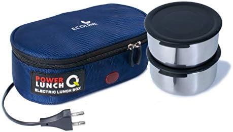 Buy Ecoline Q2 Electric Power Fabric 800ml Lunch Box with 2 Stainless ...