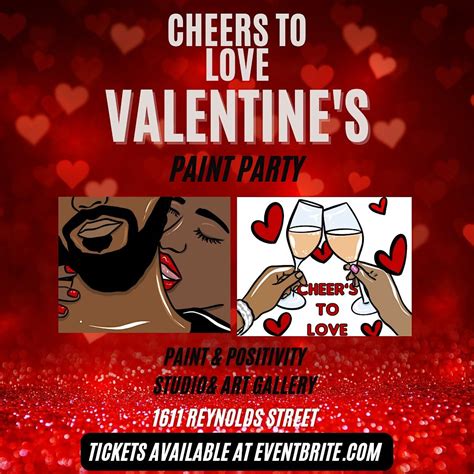 Cheers to Love, Couples Paint & Sip, Paint & Positivity Art Studio ...