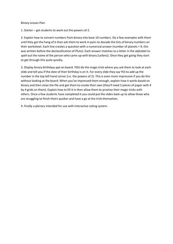 Image result for Math Lesson Under Binary Numbers