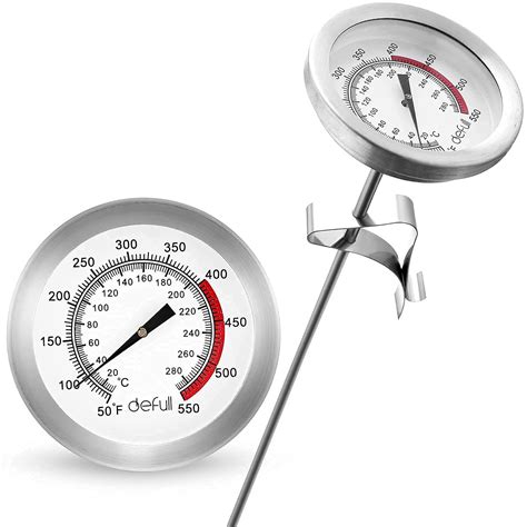 Amazon.com: 2 Pack Candy Thermometer with Pot Clip, Deep Fry Oil ...