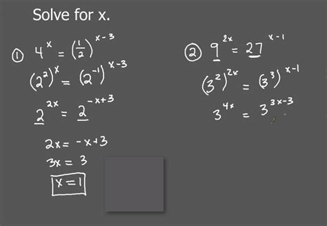 Exponential Expression with a Single Base 的图像结果