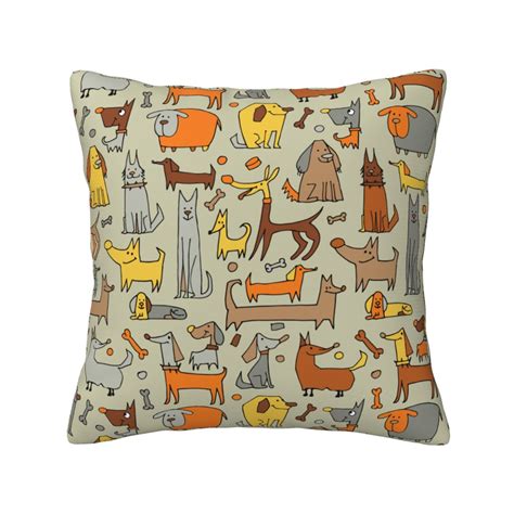 Home Throw Pillow Covers Two Sides Printed Dackel-dachshund Decor Sofa Living Room Bed Couch Car ...