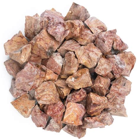 Rosetta Jasper Rough Stone - Raw Stones and Crystals Bulk for Tumbling ...