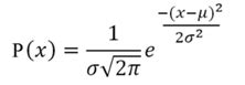 Image result for Normal Probability Distribution Equation