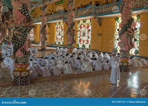 Cao Dai Temple. Ho Chi Minh City. Vietnam Editorial Photo - Image of ...