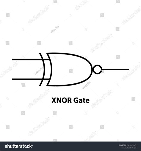 XNOR 게이트 열린 스위치의 전자 기호 스톡 벡터(로열티 프리) 2329357841 | Shutterstock