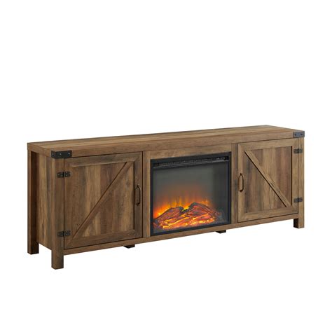 Buy Manor Park Farmhouse Fireplace TV Stand for TVs up to 80 ...