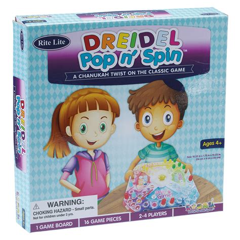 Dreidel Pop 'n Spin Game | Hanukkah Toy | Great Pricing at Benny's