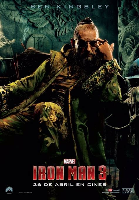 El Mandarín da la cara en el nuevo poster de 'Iron Man 3'