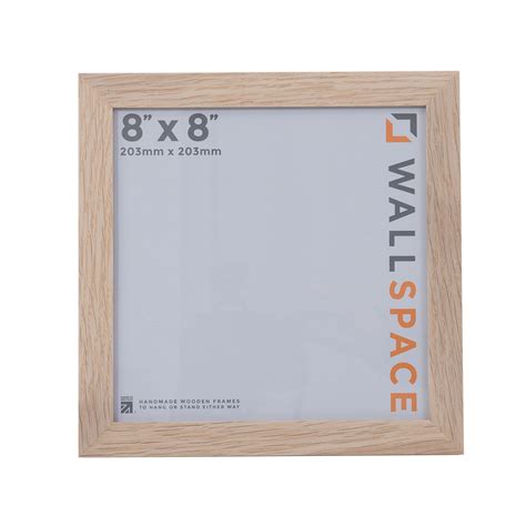 Buy Wall Space 8x8 Oak Frame | Square 8x8 Photo Frame | 8 x 8 inch Oak ...