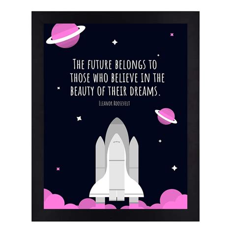 Interio Crafts Beauty of Dreams Motivational Quote Framed Poster(Frame ...