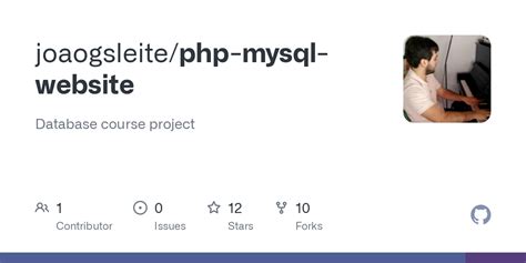 PHP MySQL Database Project 的图像结果