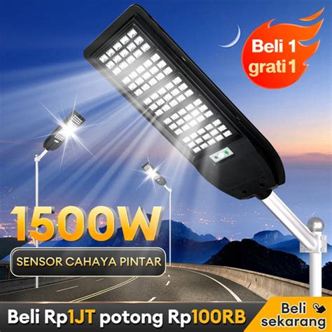 Jual 【Garansi 10 tahun】 lampu jalan tenaga matahari otomatis 2500W ...