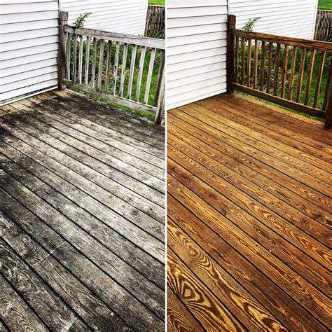 Pressure Wash Deck Before And After at Aiden Ligar blog