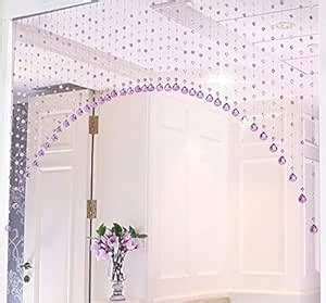Buy PINDIA Fancy Bead Hanging Curtain (10 Strings - Purple) Online at ...