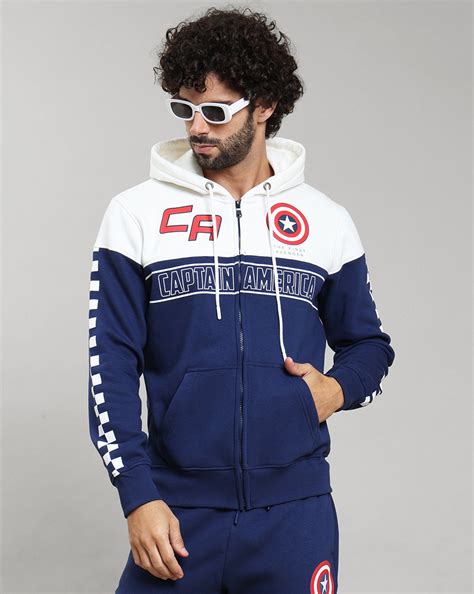 Captain America The First Avenger Hoodie Jacket Men – Free Authority