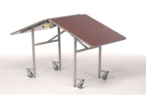 Stunning Gallery Of Folding Table With Wheels Photos | Turtaras