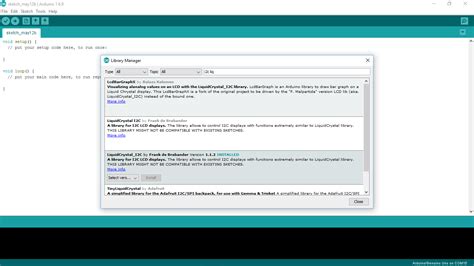 Image result for Arduino LCD I2C Library