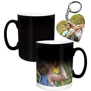 Buy Getexciting Personalised Ceramic Black Colour Changing Magic Coffee ...