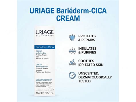 Buy Uriage Bariederm Cica Repairing Cream Online at Best Price | Clinikally