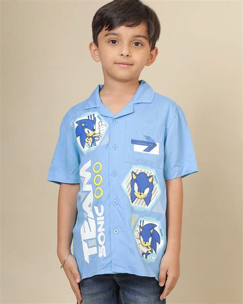 Sonic Printed Shirt For Boys – Kidsville