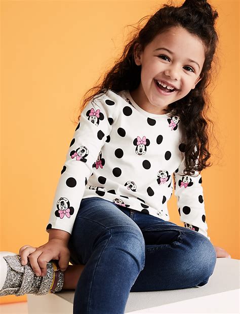 Buy Pure Cotton Minnie Mouse™ Top (2-7 Yrs) at Marks & Spencer