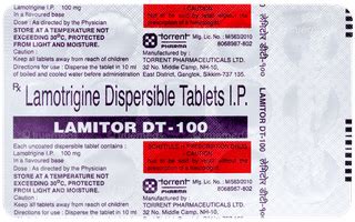 Lamitor Dt 100 MG | Order Lamitor Dt 100 MG Tablet Online at Truemeds