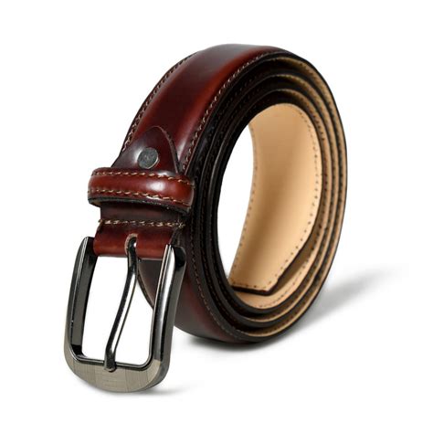 Eclipse Brown Leather Belt — MaheTri