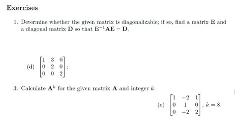 Image result for How Do You Know If a Matrix Is Diagonalizable