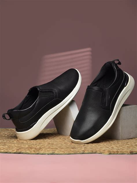 Bata Comfit Men's Black Casual Slip-on Shoes | Bata Comfit