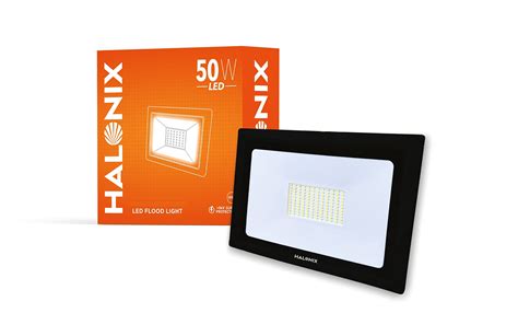 Halonix 50W LED Flood Light (Cool Day Light) BIS Approved IP66 : Amazon ...
