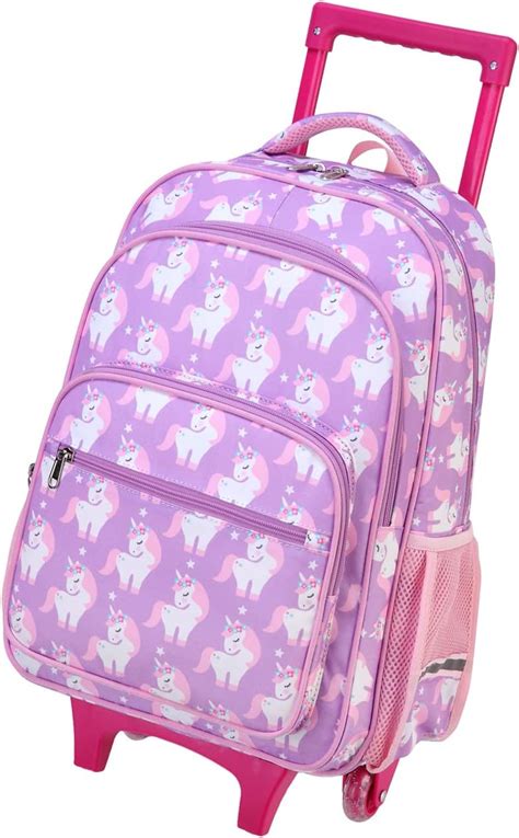 Buy Rolling Backpack Kids,VASCHY Water Resistant Bookbag Schoolbag ...