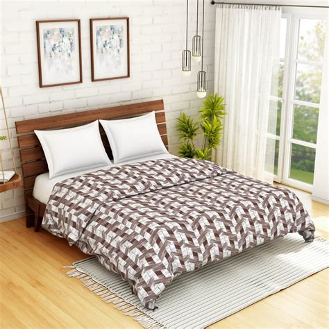 Buy SPACES Earthy Tones Printed Double Dohar - 210 x 240 cm from SPACES ...