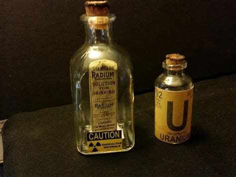 Buy Vintage Style Radium Drinking Solution and Uranium Glass Bottles ...