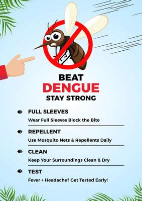 Free Customizable Dengue Awareness Poster Templates - Canva
