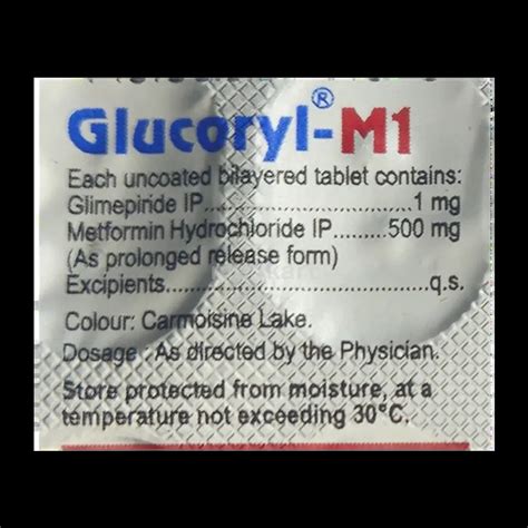 Buy Isryl M 1Mg Tablet 15S Online at Best Price | Medkart