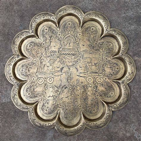 Thali with Ramayana Scenes – Artisera