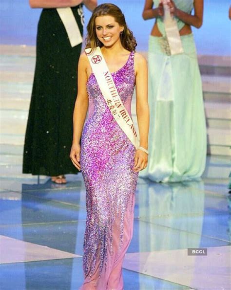 Beauty queen swaps her crown with sewing table